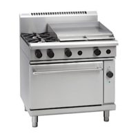 Waldorf RN 8616GEC Gas Range Electric Convection Oven