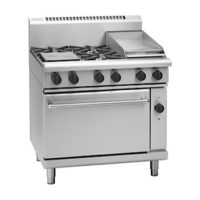 Waldorf RN8613GEC Gas Range Electric Convection Oven