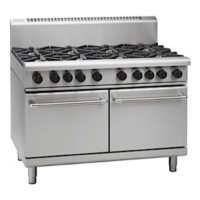 Waldorf RN8823 Gas Double Static Oven Range