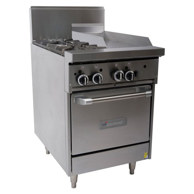 Garland GF24-2G12L-NG Combination Range with Space Saver Oven – Hiller ...