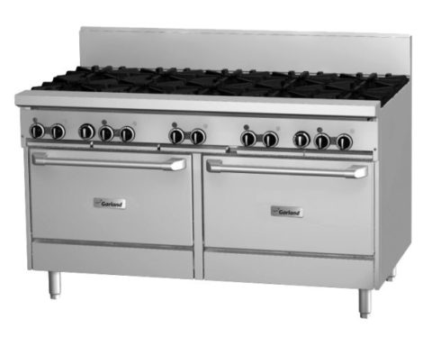 Garland GF60-10RR-NG 10 Burner Range with 2 Standard Ovens