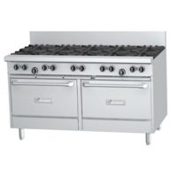 Garland GFE60-10CR 10 Burner Range with 1 Standard Oven, 1 Convection Oven