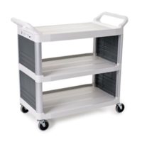 Rubbermaid 4092 Xtra™ Utility Cart with Enclosed End Panels on 2 Sides