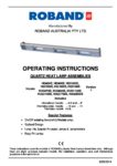 cover page of the Quartz HUQ1125E Heat Lamp Assembly specification sheet pdf