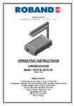 cover page of the Roband CS10 Carving Station specification sheet pdf