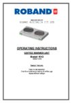 cover page of the Roband KH2 Coffee Warmer specification sheet pdf