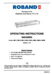 cover page of the Roband BM14 Hot Bain Marie specification sheet pdf