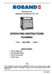 cover page of the Roband PM60 Pie Warmer & Merchandiser specification sheet pdf