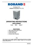 cover page of the Roband MH16 Sauce Bain Marie specification sheet pdf