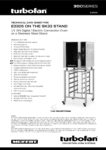 cover page of the Turbofan E33D5 Half Size Digital Electric Convection Oven specification sheet pdf