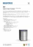 cover page of the Washtech XV – Economy Undercounter Dishwasher / Glasswasher specification sheet pdf