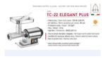 cover page of the Trespade Meat Mincer – Elegant Plus #22 Brochure