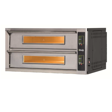 Euroquip iDeck Oven by Moretti Forni - Electric Double Deck with Electronic Controls - iDD 72.72