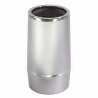 Chef Inox Wine Cooler-Acrylic/Silver Insulated