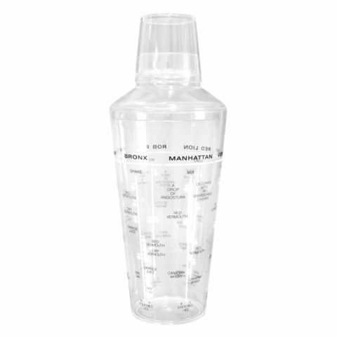 Chef Inox Acrylic Cocktain Shaker (3Pce) ? 650ml