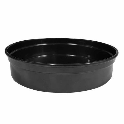 Chef Inox Round Bar Tray-Black Alum 240X50Mm