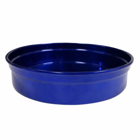 Chef Inox Round Bar Tray-Blue Alum 240X50Mm