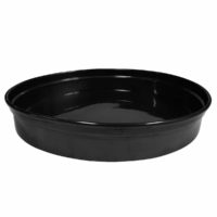 Chef Inox Round Bar Tray-Black Alum 330X50Mm