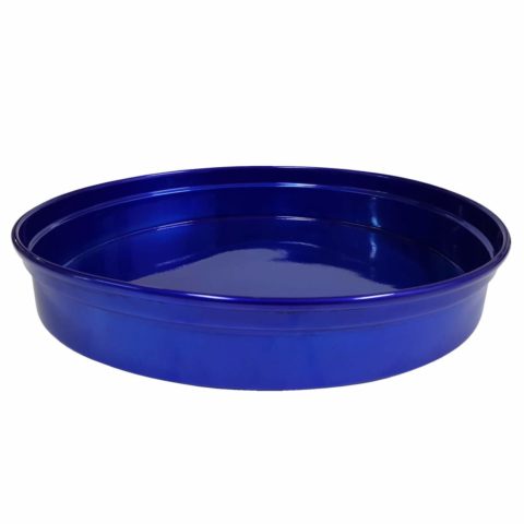 Chef Inox Round Bar Tray-Blue Alum 330X50Mm