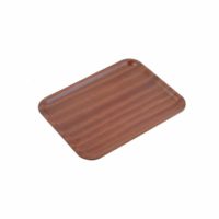 Chef Inox Mahogany Wood Tray ? 430X330Mm