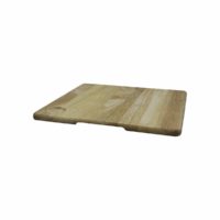 Chef Inox Round Wooden Serving Board With Sauce Well 310X15