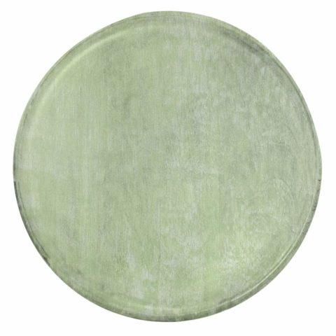 Chef Inox Mangowood Serving Board Round 300X15Mm Green