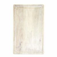 Chef Inox Mangowood Serving Board Rectangular 360X180X15Mm White