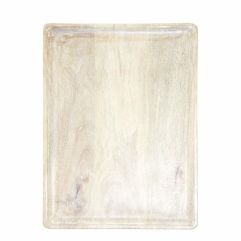 Chef Inox Mangowood Serving Board Rectangular 350X255X15Mm White