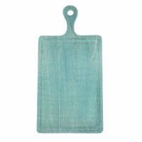 Chef Inox Mangowood Serving Board Rect W/Hdl 260X360X180Mm Aqua