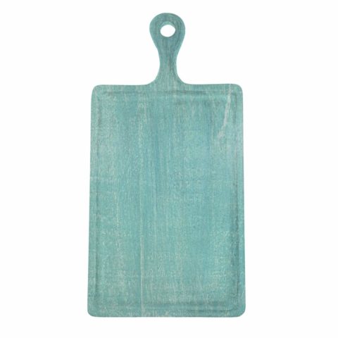 Chef Inox Mangowood Serving Board Rect W/Hdl 260X360X180Mm Aqua