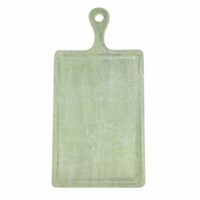 Chef Inox Mangowood Serving Board Rect W/Hdl 260X360X180Mm Green