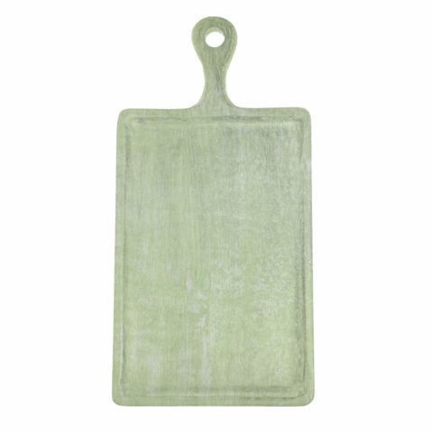 Chef Inox Mangowood Serving Board Rect W/Hdl 260X360X180Mm Green