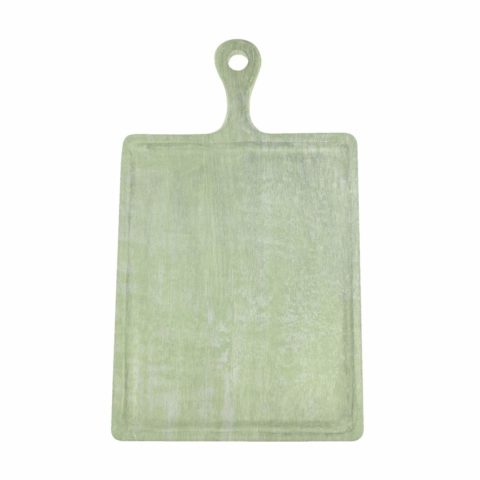 Chef Inox Mangowood Serving Board Rect W/Hdl 300X400X200Mm Green