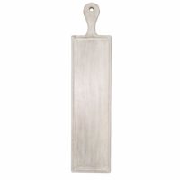 Chef Inox Mangowood Serving Board Rect W/Hdl 670X850X200Mm White