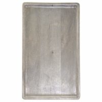 Chef Inox Mangowood Serving Board Rectangular 430X250X15Mm Grey