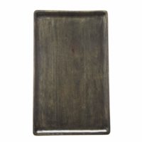 Chef Inox Mangowood Serving Board Rectangular 360X180X15Mm Dark