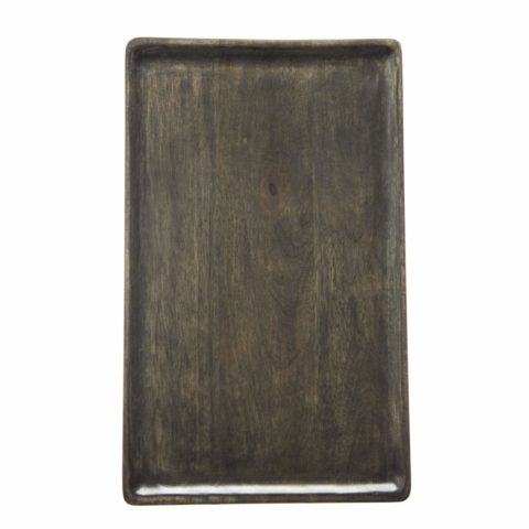 Chef Inox Mangowood Serving Board Rectangular 360X180X15Mm Dark