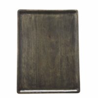 Chef Inox Mangowood Serving Board Rectangular 350X255X15Mm Dark