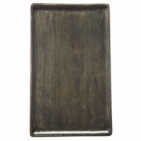 Chef Inox Mangowood Serving Board Rectangular 430X250X15Mm Dark