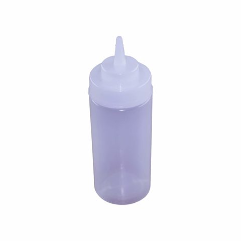 Chef Inox Wide Mouth Squeeze Bottle (Clear) ? 480Ml