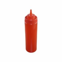 Chef Inox Wide Mouth Squeeze Bottle (Red) ? 720Ml