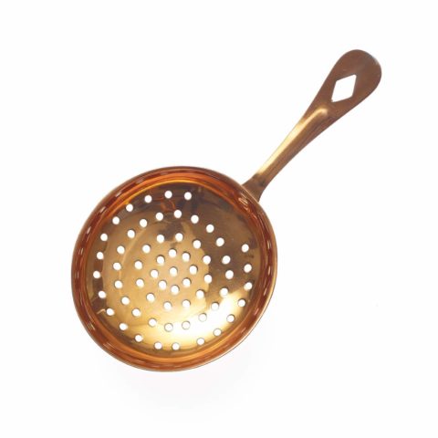 Chef Inox Ice Scoop/Round Julep W/Copper Plated Perforated