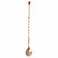 Chef Inox Spoon-Bar/Muddling Spoon Copper Plated 330mm