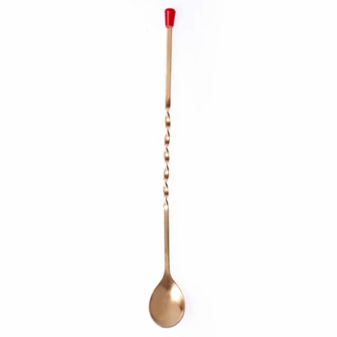 Chef Inox Spoon-Bar/Muddling Spoon Copper Plated 330mm