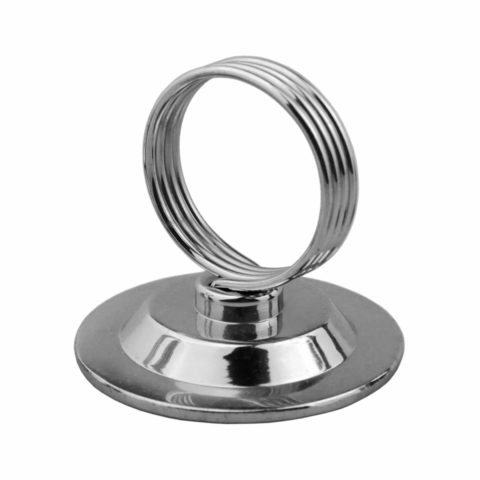 Chef Inox Ring Menu Card Holder