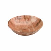 Chef Inox Round Salad Bowl (Woven Wood) ? 150Mm