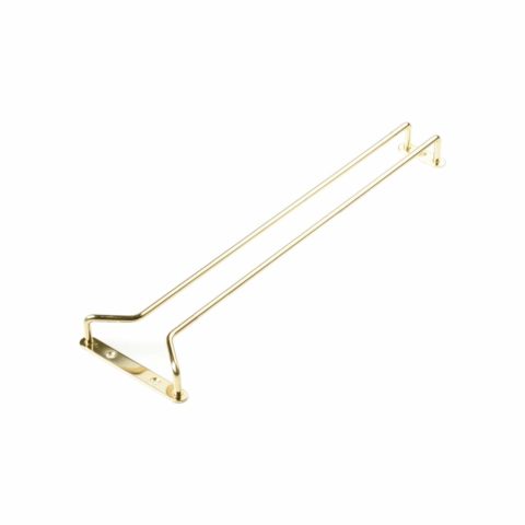 Chef Inox Glass Hanger250mm Brass Plate