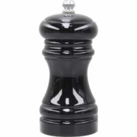 Chef Inox Mill-Salt/Pepper-Black Wood Ceramic Gear 115Mm ?Cafe?