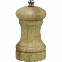 Chef Inox Mill-Salt/Pepper-Birch Wood Ceramic Gear 100Mm ?Duo?