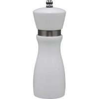 Chef Inox Mill-Salt/Pepper-White Wood Ceramic Gear 155Mm ?Mondo?